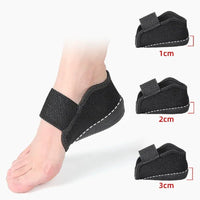 Height Increasing Heel Cushion Insole with Quick locking Straps