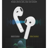 XANK i12 Earbuds with Charging Case Support All Smartphones & Tablets (White)