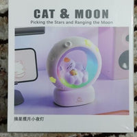 Moon LED Night Lamp with 3 Brightness Modes & Touch Contro