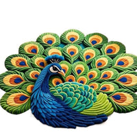 Non-Slip Peacock Mat (Pack of 2)