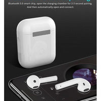 XANK i12 Earbuds with Charging Case Support All Smartphones & Tablets (White)
