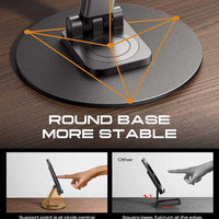Mobile Phone Stand 360� Rotation Height and Angle