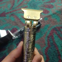 Hair Trimmer For Men Buddha Style Trimmer, Professional Hair Clipper, Adjustable Blade Clipper, Hair Trimmer and Shaver,Retro Oil Head Close Cut Precise hair Trimming Machine (Golden)