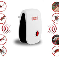 Ultrasonic Pest Repeller for Mosquito, Cockroaches, etc (Pack of 2)