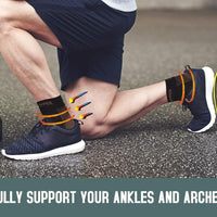 Copper Compression Recovery Foot Sleeves for Men & Women (1 Pair)