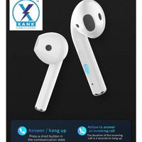 XANK i12 Earbuds with Charging Case Support All Smartphones & Tablets (White)