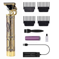 Hair Trimmer For Men Buddha Style Trimmer, Professional Hair Clipper, Adjustable Blade Clipper, Hair Trimmer and Shaver,Retro Oil Head Close Cut Precise hair Trimming Machine (Golden)