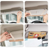 Car Styling Visor Organizer Auto Sun Visor Storage Pouch Car Organizer