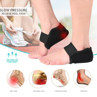 Height Increasing Heel Cushion Insole with Quick locking Straps