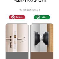 Magnetic Door Stoppers Stainless Steel Door Stops for Wall and Floor Mounting